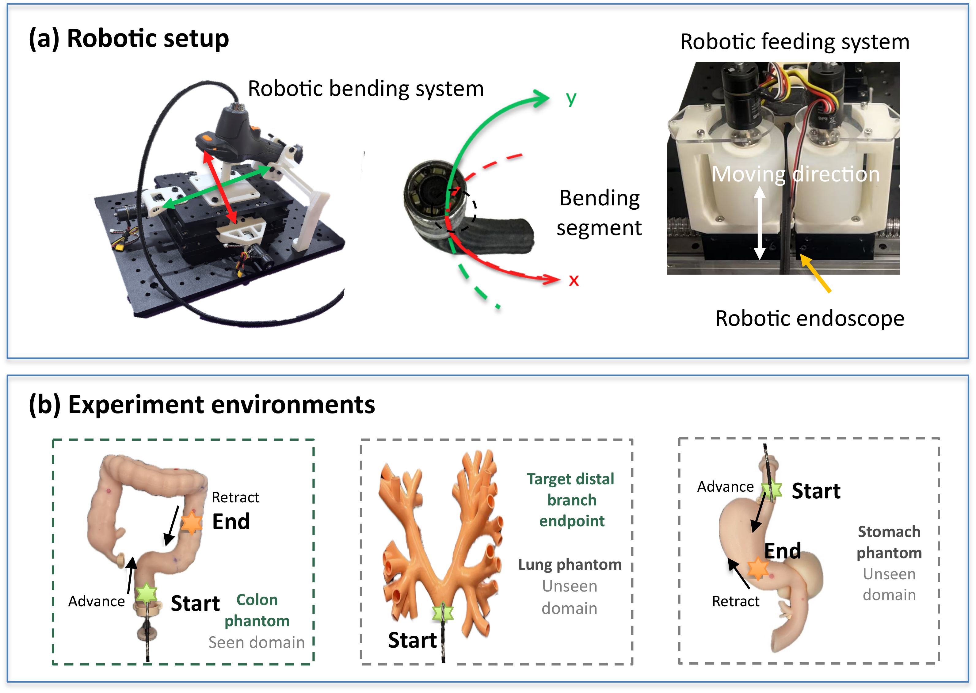 EndoLIFT robotic platform and evaluation domains
